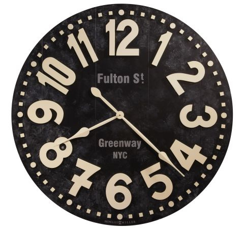 Fulton St. Gallery Wall Clock